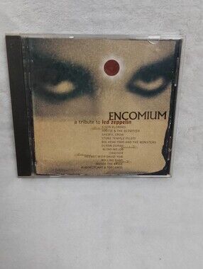 ENCOMIUM A TRIBUTE TO LED ZEPPLIN COVER COMPLIATION CD VARIOUS ARTIST 1995 USED